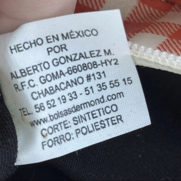 Vintage Calocho Famous Mexican Artist Hand Painted Handbag Citrus Fruits Purse - Picture 10 of 11